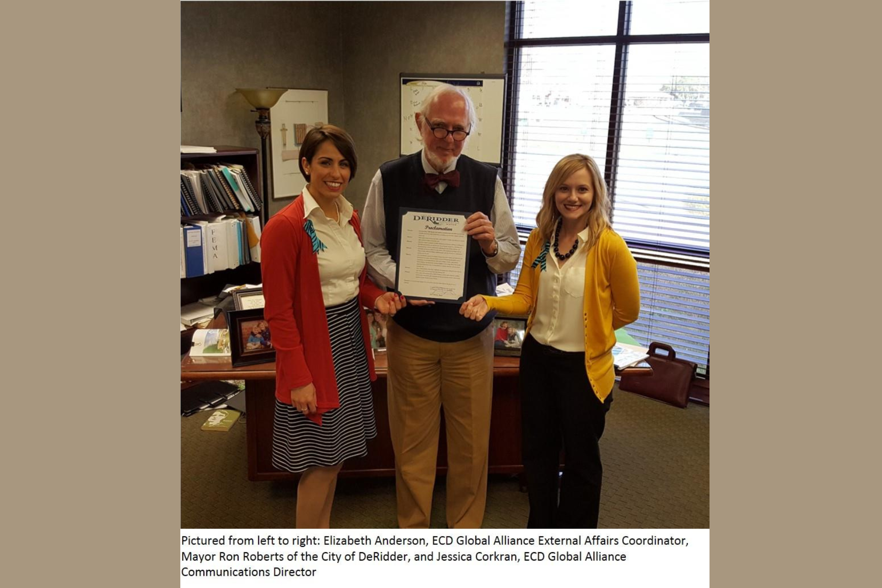 Prefeito Roberts proclama o Dia das Doenças Raras em DeRidder