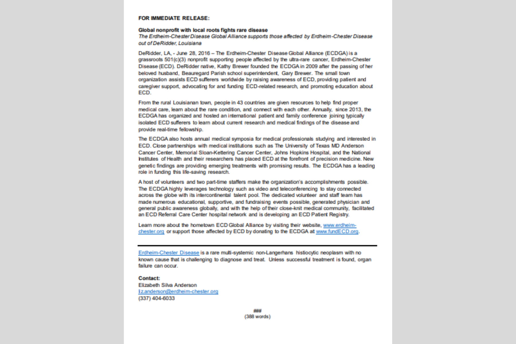 Organização sem fins lucrativos global com raízes locais combate doenças raras