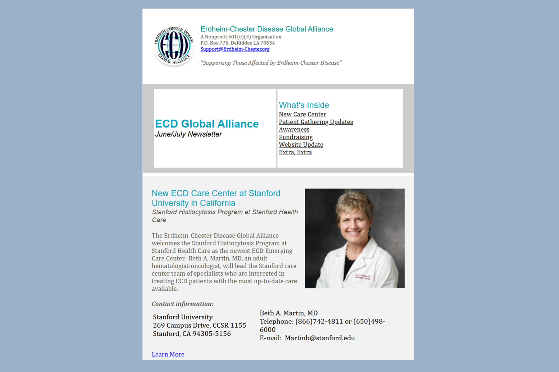 जून/जुलाई न्यूज़लेटर