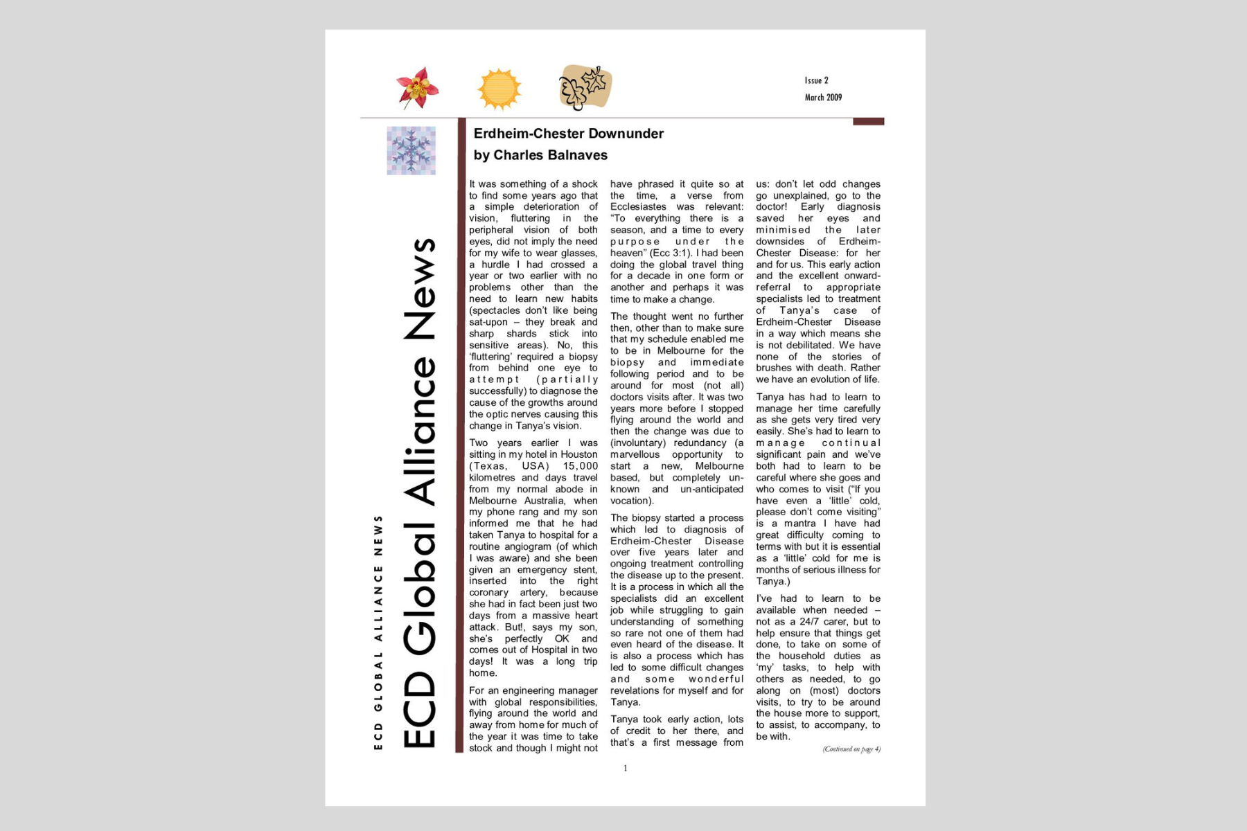 समाचार पत्रिका अंक 2 – मार्च, 2009