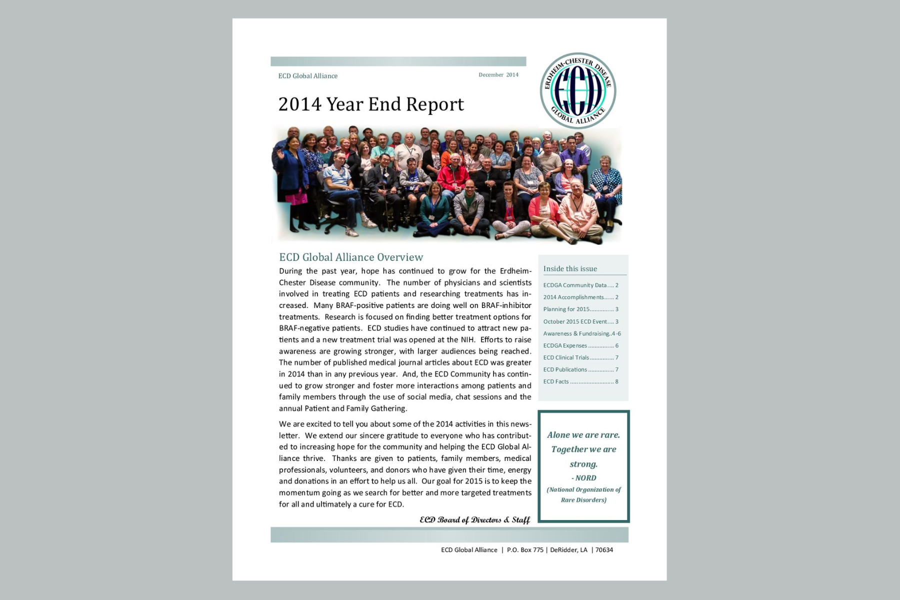 वर्ष-अंत समाचार-पत्र 2014