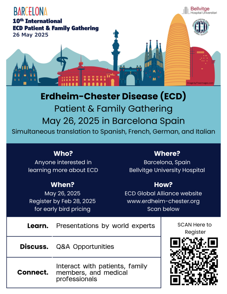 Registre-se agora! 10º Encontro Internacional Anual de Pacientes e Familiares ECD