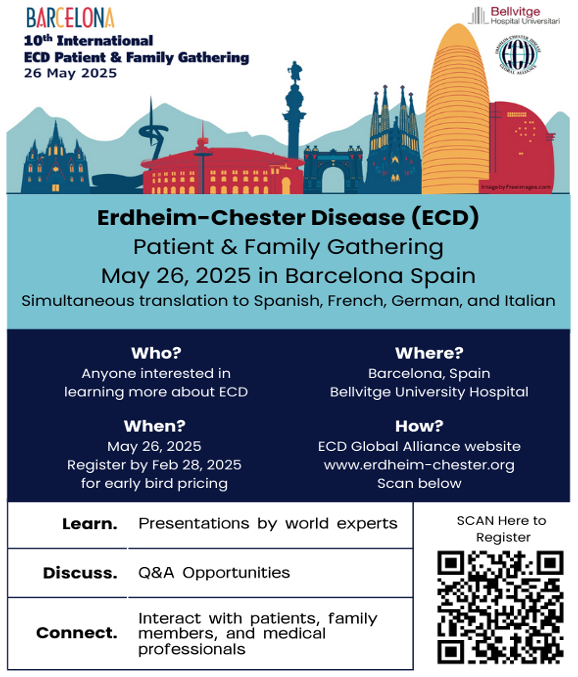 Inscreva-se agora para o 2025 ECD Patient & Family Gathering – preços antecipados disponíveis!