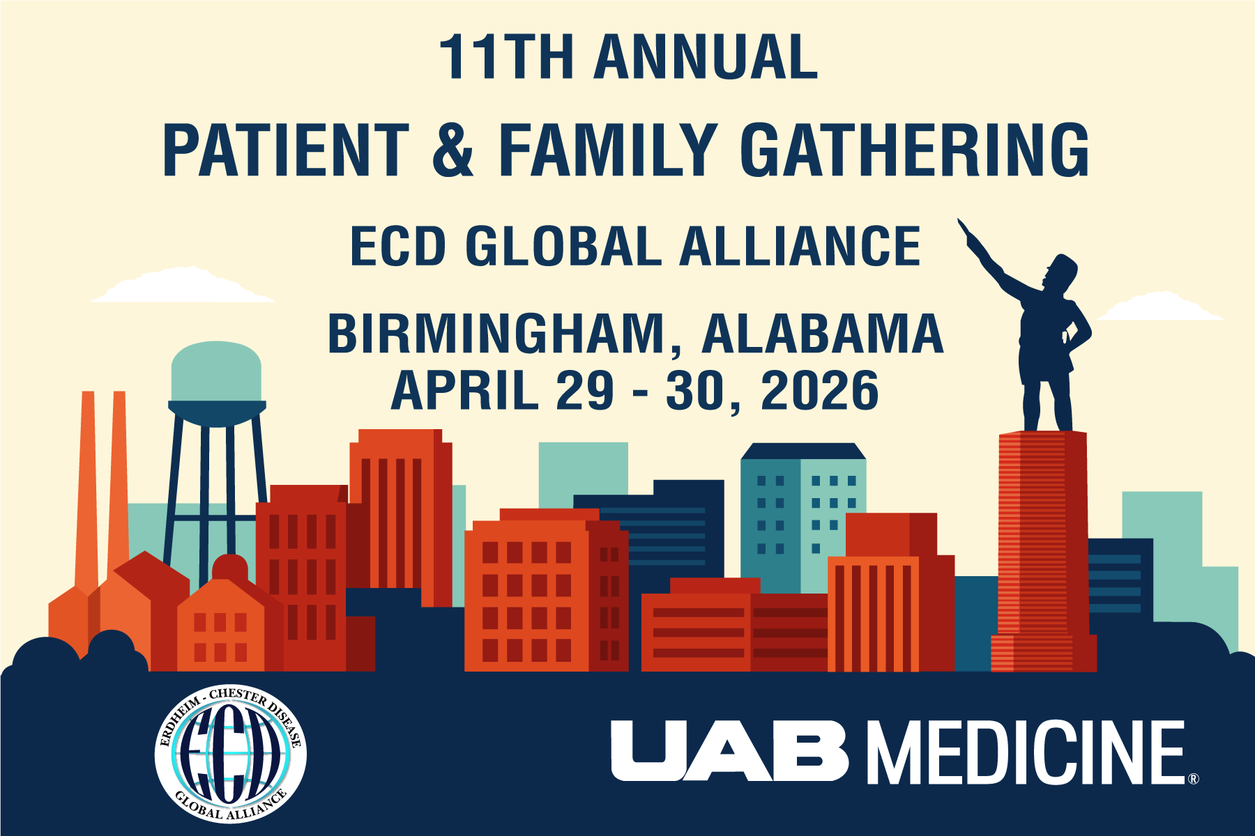 11th Annual ECD Patient & Family Gathering – Birmingham 2026