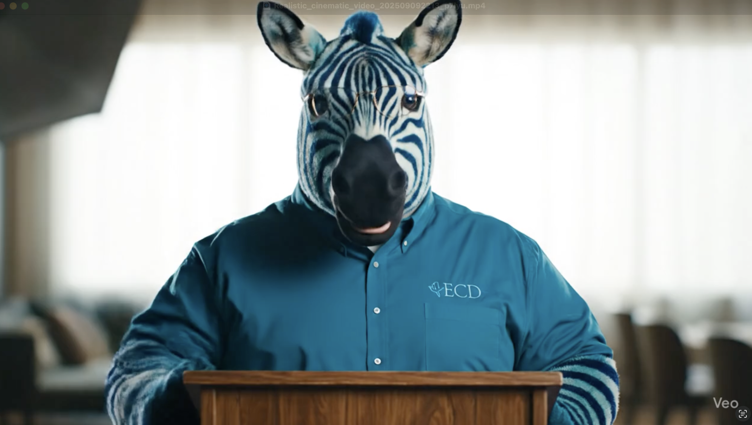 Ziggy, a zebra, espalhando a conscientização: um dia de cada vez!