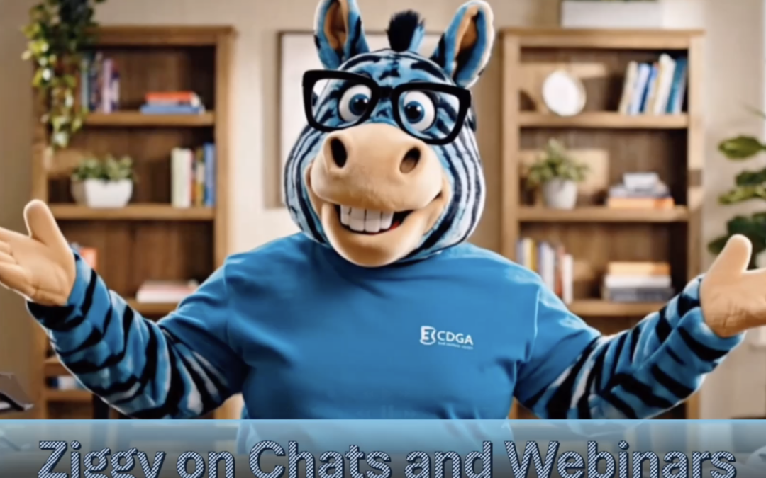 Ziggy the Zebra Talks About Staying Connected